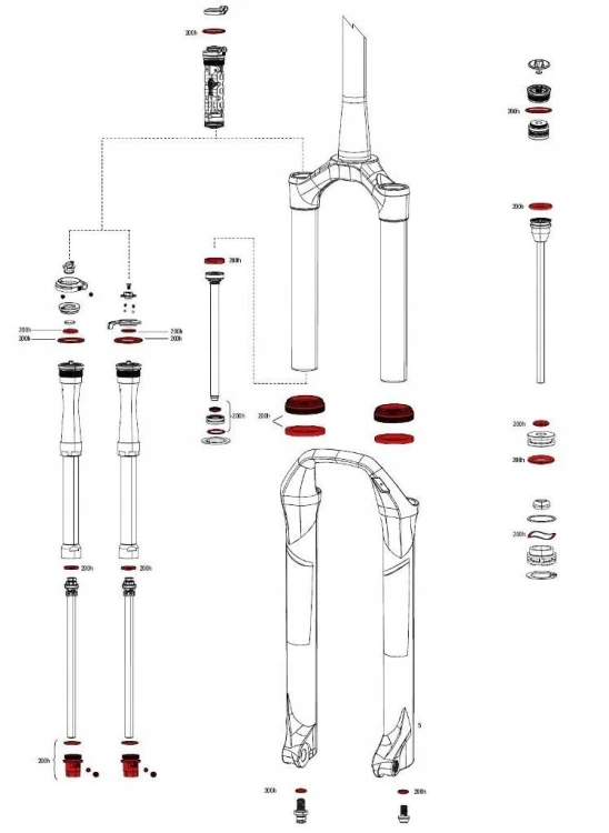 Rock Shox zestaw serwisowy SID XX/RL B1 (2017)