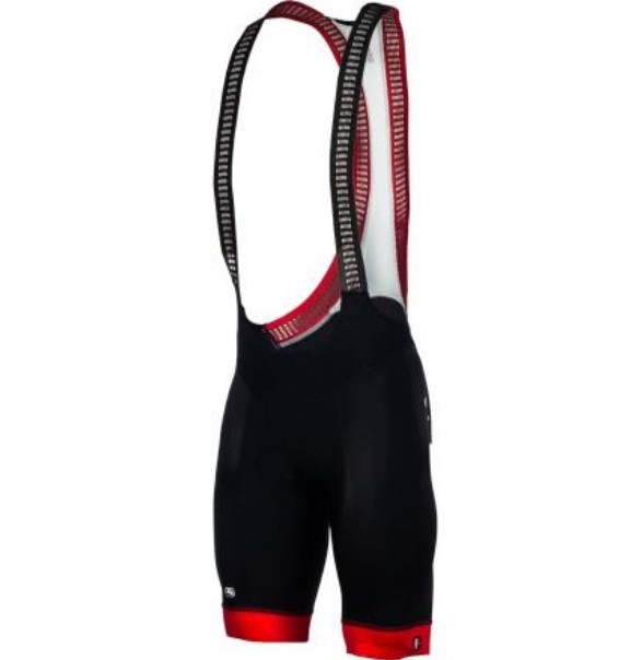 Giordana FR-C Pro Bib Shorts 2XL Black/Red men spodenki kolarskie szelki