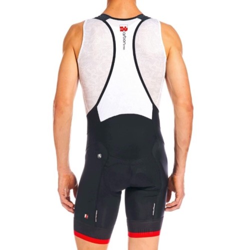 Giordana FR-C Pro Bib Shorts 2XL Black/Red men spodenki kolarskie szelki