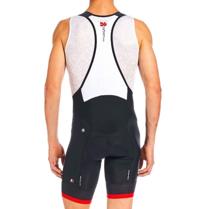 Giordana FR-C Pro Bib Shorts 2XL Black/Red men spodenki kolarskie szelki