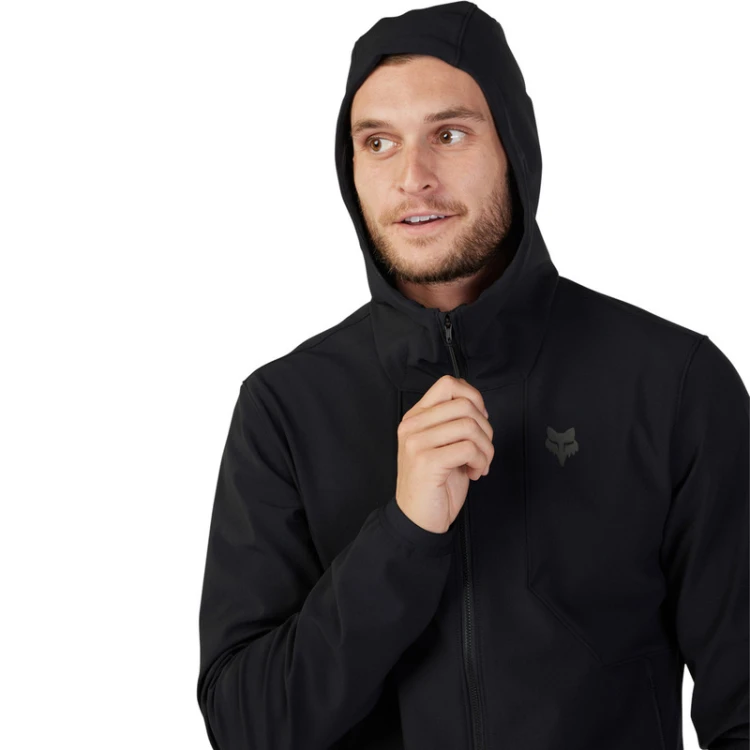 BLUZA ROWEROWA Z KAPTUREM FOX RANGER FIRE BLACK S