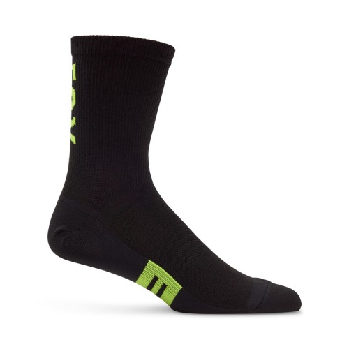 SKARPETY FOX 6 FLEXAIR MERINO BLACK YELLOW XS/S