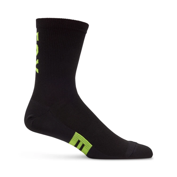 SKARPETY FOX 6 FLEXAIR MERINO BLACK YELLOW XS/S