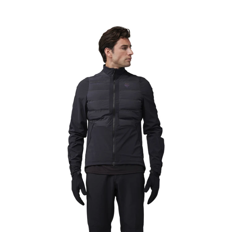 KURTKA ROWEROWA FOX FLEXAIR FIRE HYBRID LUNAR BLACK L