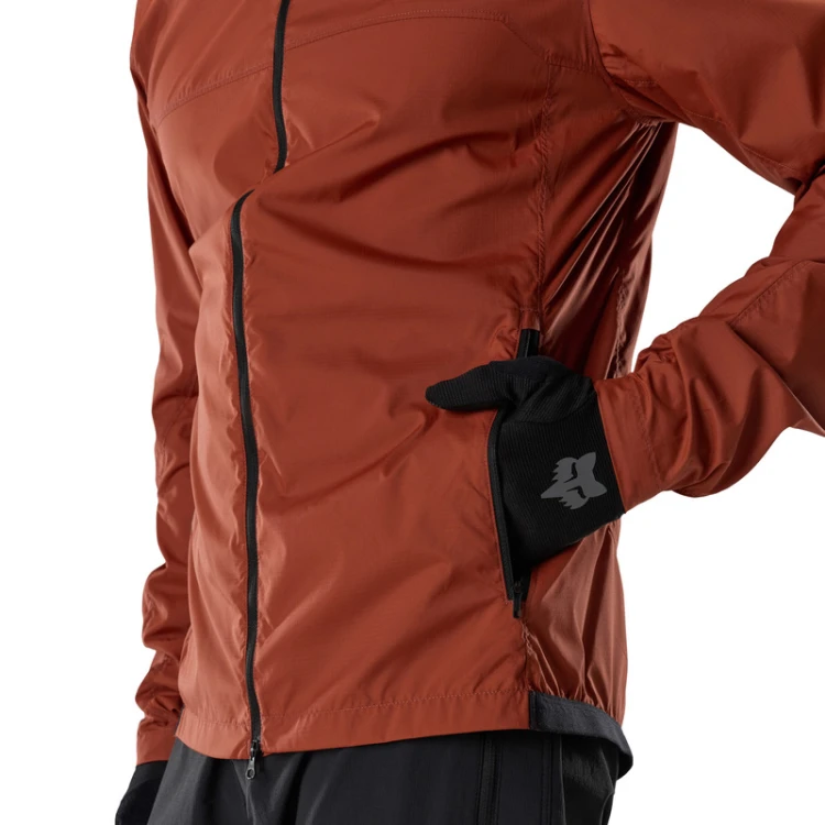 KURTKA ROWEROWA FOX RANGER WIND AMBER SCARLET L