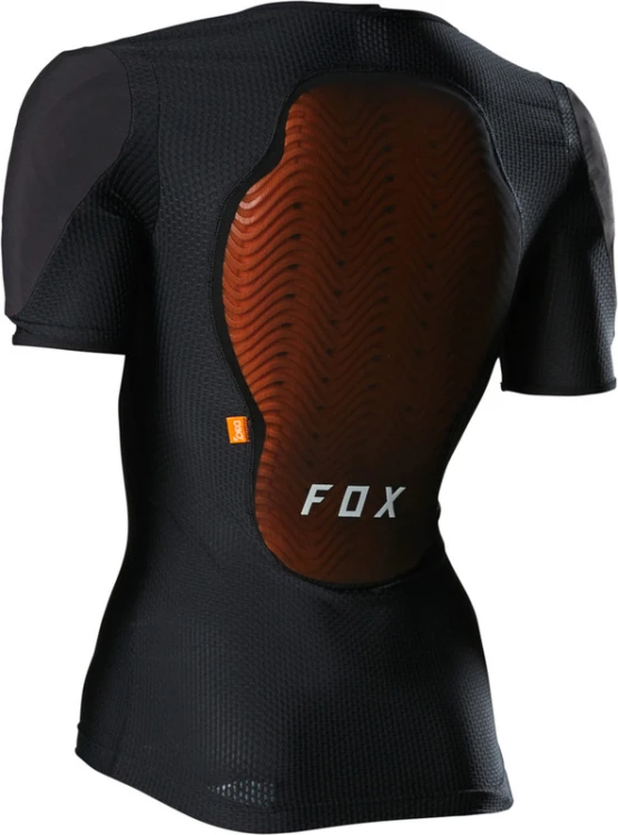 KOSZULKA ROWEROWA Z OCHRANIACZAMI DAMSKA FOX BASEFRAME PRO BLACK S