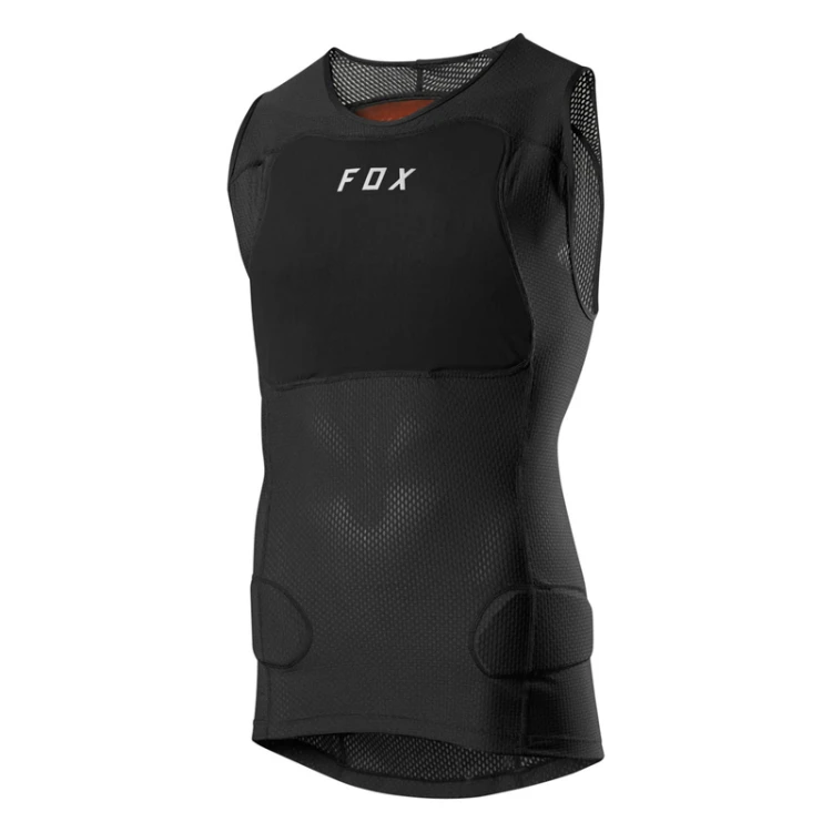 KOSZULKA Z OCHRANIACZAMI BEZ RĘKAWÓW FOX BASEFRAME PRO BLACK L