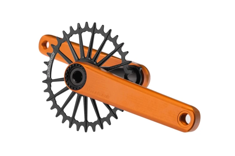GARBARUK XC CRANKSET 175 MM ORANGE – LEKKA KORBA MTB CNC 30 MM