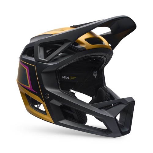 KASK ROWEROWY FOX PROFRAME RS HEATSTACK DARK YELLOW M