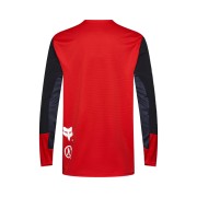 KOSZULKA ROWEROWA Z DŁUGIM RĘKAWEM FOX DEFEND ELEVATED FLUO RED M