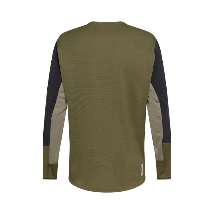 KOSZULKA ROWEROWA Z DŁUGIM RĘKAWEM FOX DEFEND OLIVE GREEN S