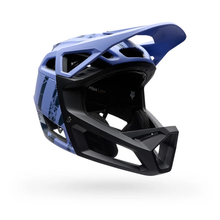 KASK ROWEROWY FOX PROFRAME RS DIFFUSE PURPLE DOVE L