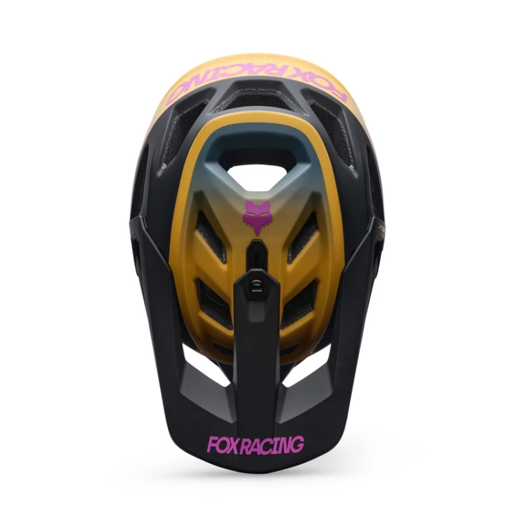 KASK ROWEROWY FOX PROFRAME RS HEATSTACK DARK YELLOW L