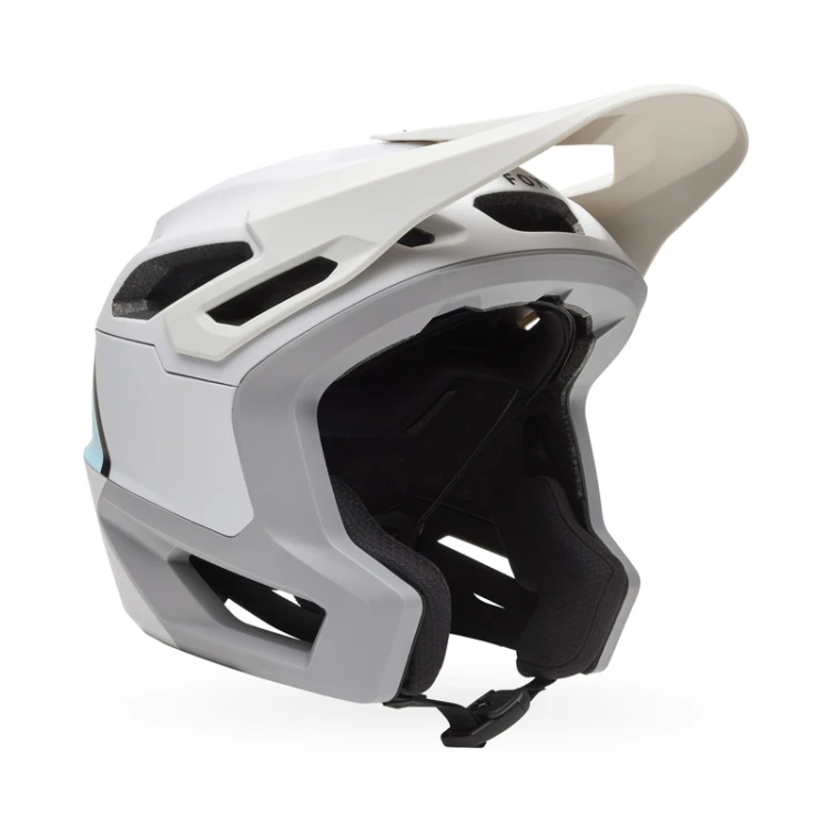 KASK ROWEROWY FOX DROPFRAME PRO GRID LIGHT GREY L