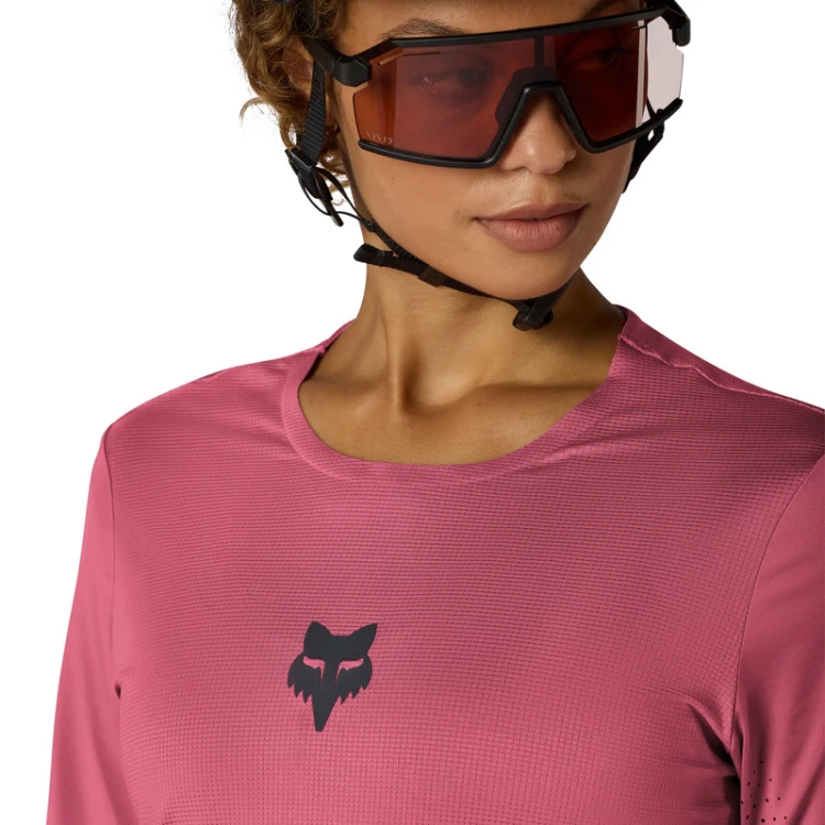 KOSZULKA ROWEROWA DAMSKA FOX FLEXAIR BERRY M