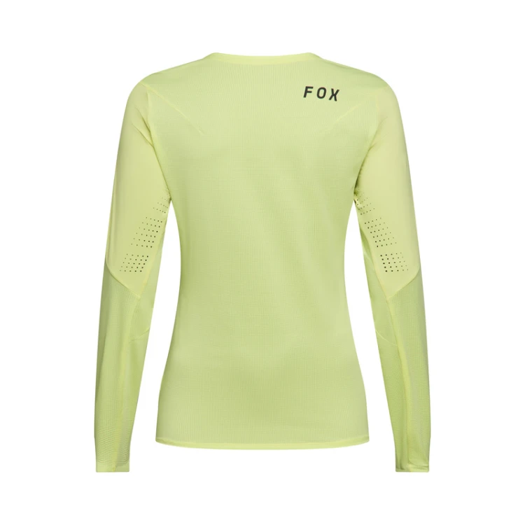 KOSZULKA ROWEROWA Z DŁUGIM RĘKAWEM DAMSKA FOX FLEXAIR LIME XS