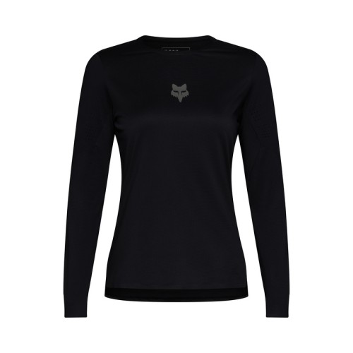 KOSZULKA ROWEROWA Z DŁUGIM RĘKAWEM DAMSKA FOX FLEXAIR BLACK XS