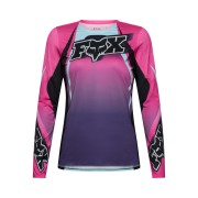KOSZULKA ROWEROWA Z DŁUGIM RĘKAWEM DAMSKA FOX FLEXAIR LS TS57 SE PINK M