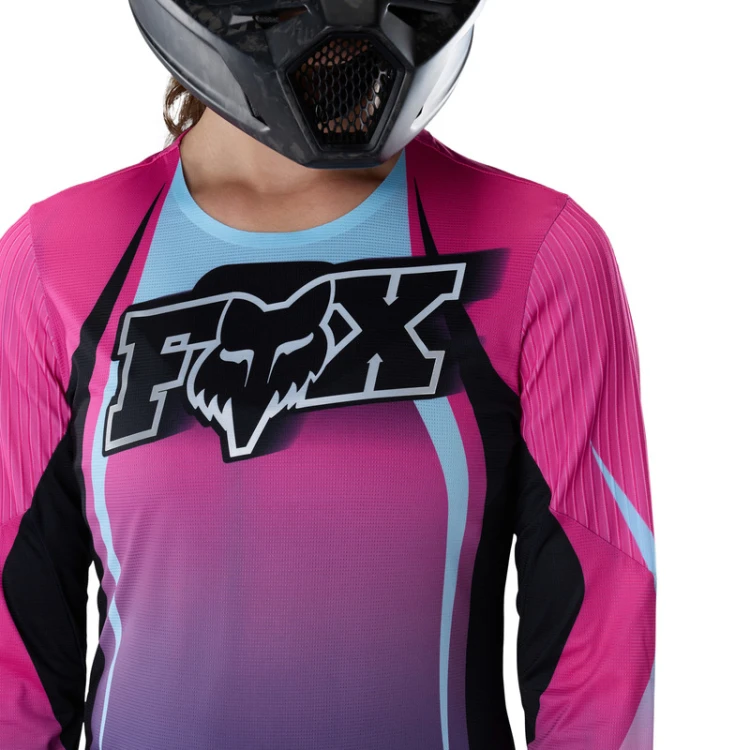 KOSZULKA ROWEROWA Z DŁUGIM RĘKAWEM DAMSKA FOX FLEXAIR LS TS57 SE PINK M