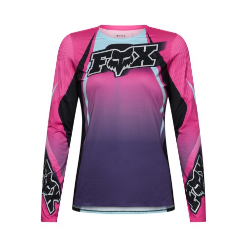 KOSZULKA ROWEROWA Z DŁUGIM RĘKAWEM DAMSKA FOX FLEXAIR LS TS57 SE PINK XS