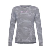 KOSZULKA ROWEROWA Z DŁUGIM RĘKAWEM DAMSKA FOX RANGER TRU DRI LS PEWTER S