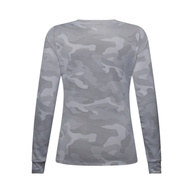 KOSZULKA ROWEROWA Z DŁUGIM RĘKAWEM DAMSKA FOX RANGER TRU DRI LS PEWTER S