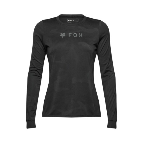 KOSZULKA ROWEROWA Z DŁUGIM RĘKAWEM DAMSKA FOX RANGER TRU DRI BLACK L