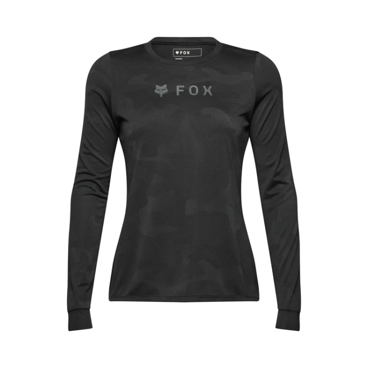 KOSZULKA ROWEROWA Z DŁUGIM RĘKAWEM DAMSKA FOX RANGER TRU DRI BLACK L