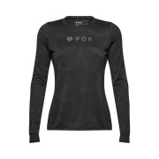 KOSZULKA ROWEROWA Z DŁUGIM RĘKAWEM DAMSKA FOX RANGER TRU DRI BLACK M