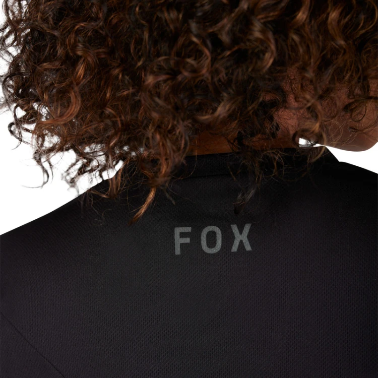 KOSZULKA ROWEROWA Z DŁUGIM RĘKAWEM DAMSKA FOX RANGER HEAD BLACK L