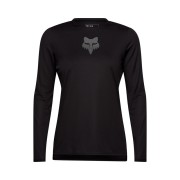 KOSZULKA ROWEROWA Z DŁUGIM RĘKAWEM DAMSKA FOX RANGER HEAD BLACK M