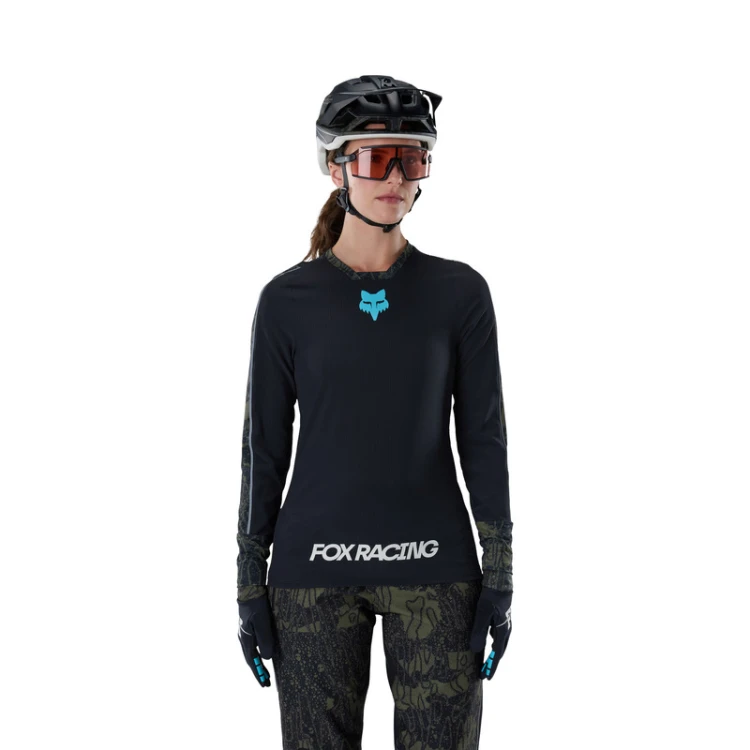 BLUZA ROWEROWA DAMSKA FOX DEFEND THERMAL LUNAR SE BLACK M