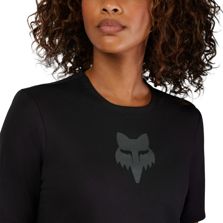 KOSZULKA ROWEROWA DAMSKA FOX RANGER HEAD BLACK S