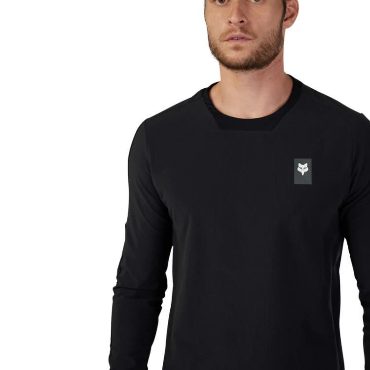 KOSZULKA ROWEROWA Z DŁUGIM RĘKAWEM FOX DEFEND THERMAL BLACK M