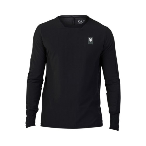 KOSZULKA ROWEROWA Z DŁUGIM RĘKAWEM FOX DEFEND THERMAL BLACK S