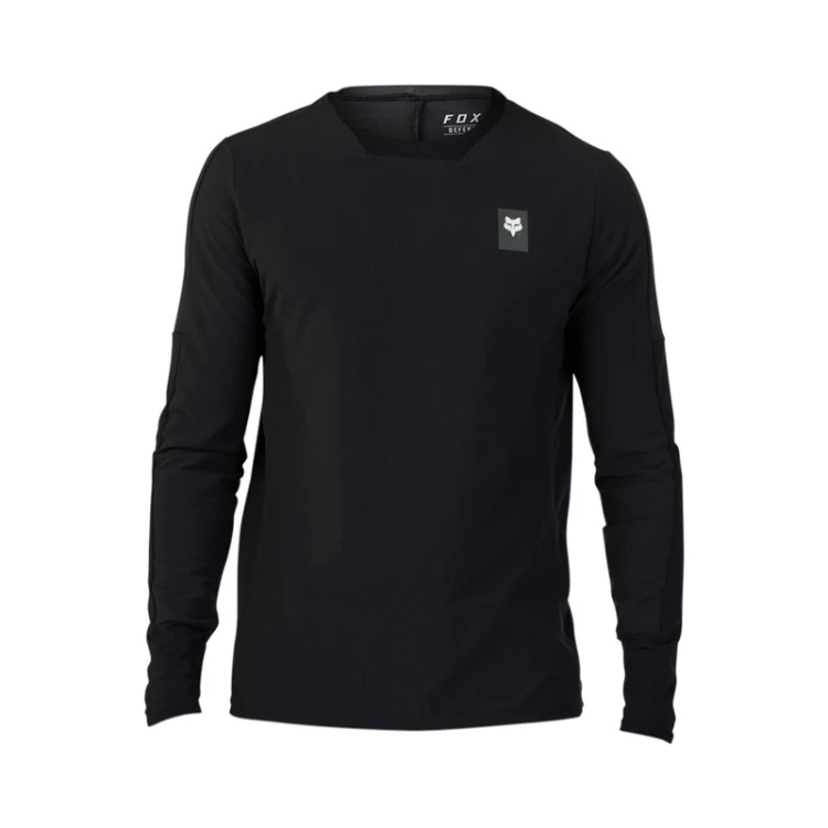 KOSZULKA ROWEROWA Z DŁUGIM RĘKAWEM FOX DEFEND THERMAL BLACK L