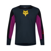 KOSZULKA ROWEROWA Z DŁUGIM RĘKAWEM JUNIOR FOX DEFEND LS CREATION GALAXY BLUE YL