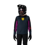 KOSZULKA ROWEROWA Z DŁUGIM RĘKAWEM JUNIOR FOX DEFEND LS CREATION GALAXY BLUE YL