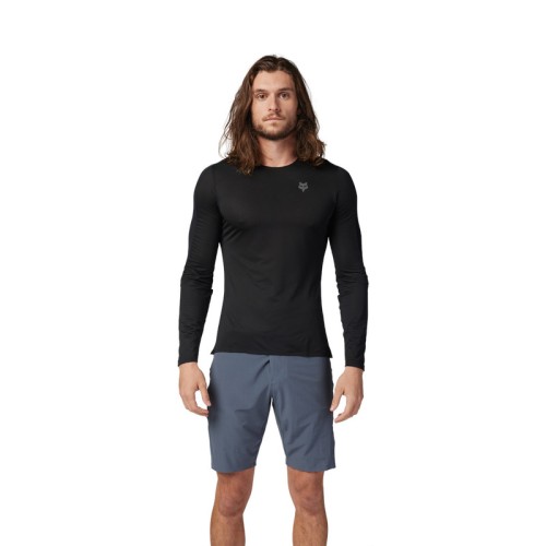 KOSZULKA ROWEROWA Z DŁUGIM RĘKAWEM FOX ASCENT BLACK L