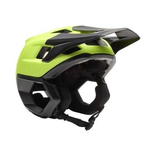 KASK ROWEROWY FOX DROPFRAME FLUO YELLOW M