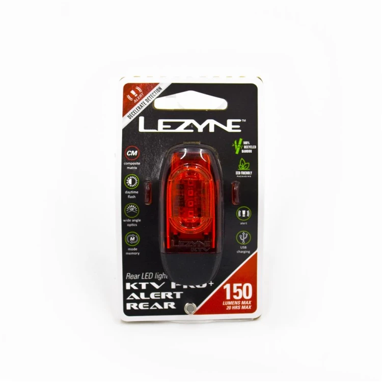 Lampka rowerowa tylna Lezyne KTV Drive Pro+ 150 lm USB czarna