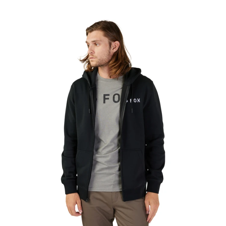 BLUZA Z KAPTUREM NA ZAMEK FOX ABSOLUTE BLACK XL