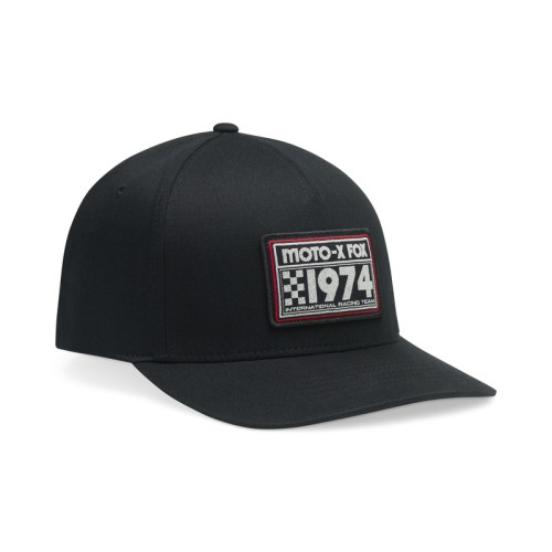 CZAPKA Z DASZKIEM FOX 1974 FLEXFIT BLACK L/XL