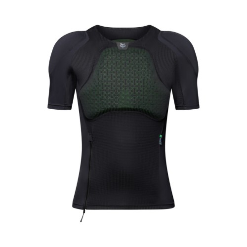 KOSZULKA Z OCHRANIACZAMI Z KRÓTKIM RĘKAWEM FOX BASEFRAME PRO SS BLACK L