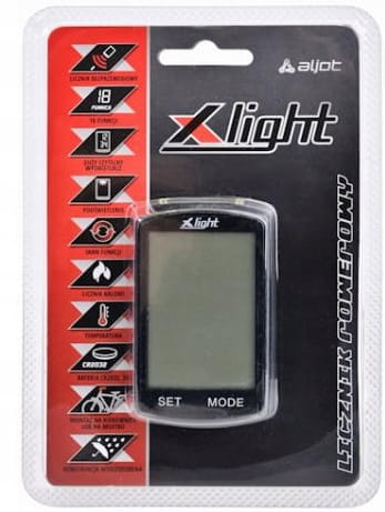 LICZNIK ROWEROWY X-LIGHT 18 FUNKCJI BEZPRZEWODOWY
