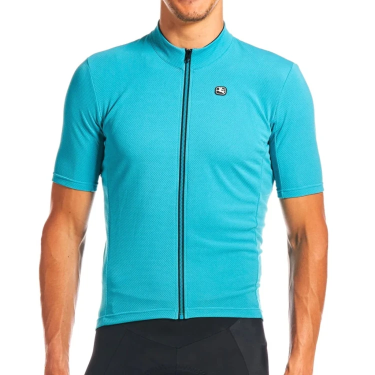 Koszulka Męska Rowerowa Giordana Fusion Turkusowa Rozmiar S