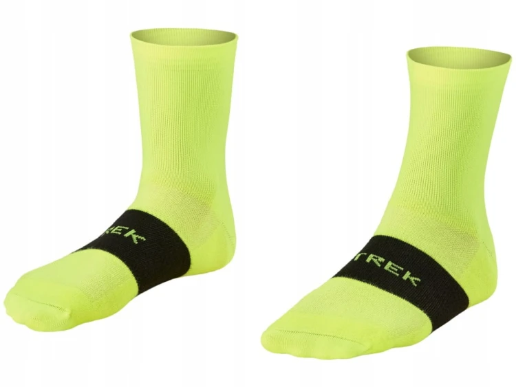 Skarpety Kolarskie Trek Race Crew Neonowe Rozmiar S (36-39)
