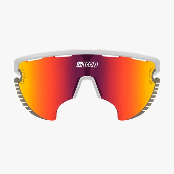 Okulary SCICON AEROWING LAMON White Gloss - SCNPP Multimirror Red