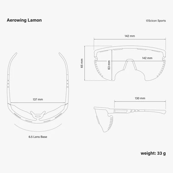 Okulary SCICON AEROWING LAMON White Gloss - SCNPP Multimirror Red