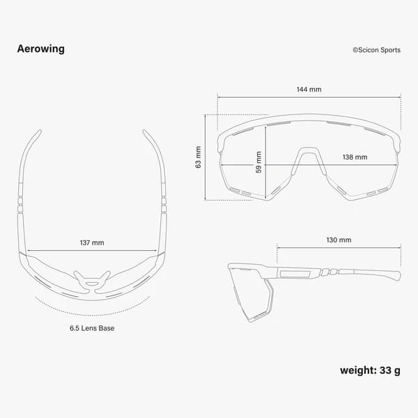 Okulary SCICON AEROWING Crystal Gloss - SCNPP Multimirror Silver
